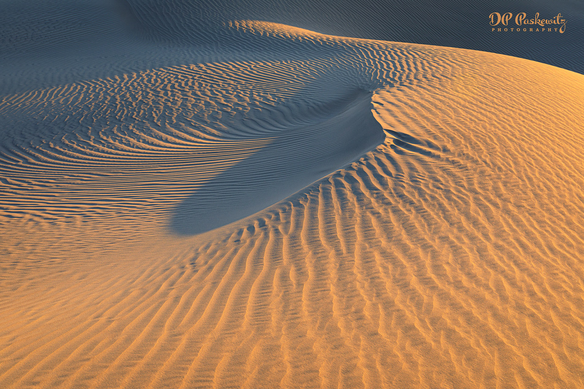 Mesquite Flat Dune Morning: Mesquite Flat Sand Dunes; Death Valley NP, CA, 2020