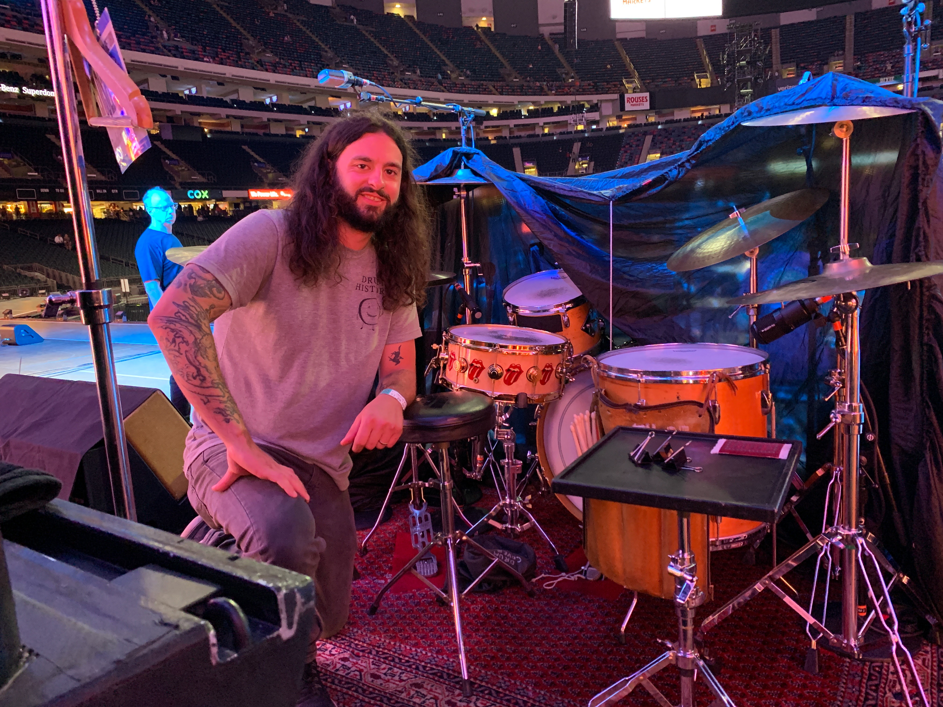 Bart and Charlie Watts Drums