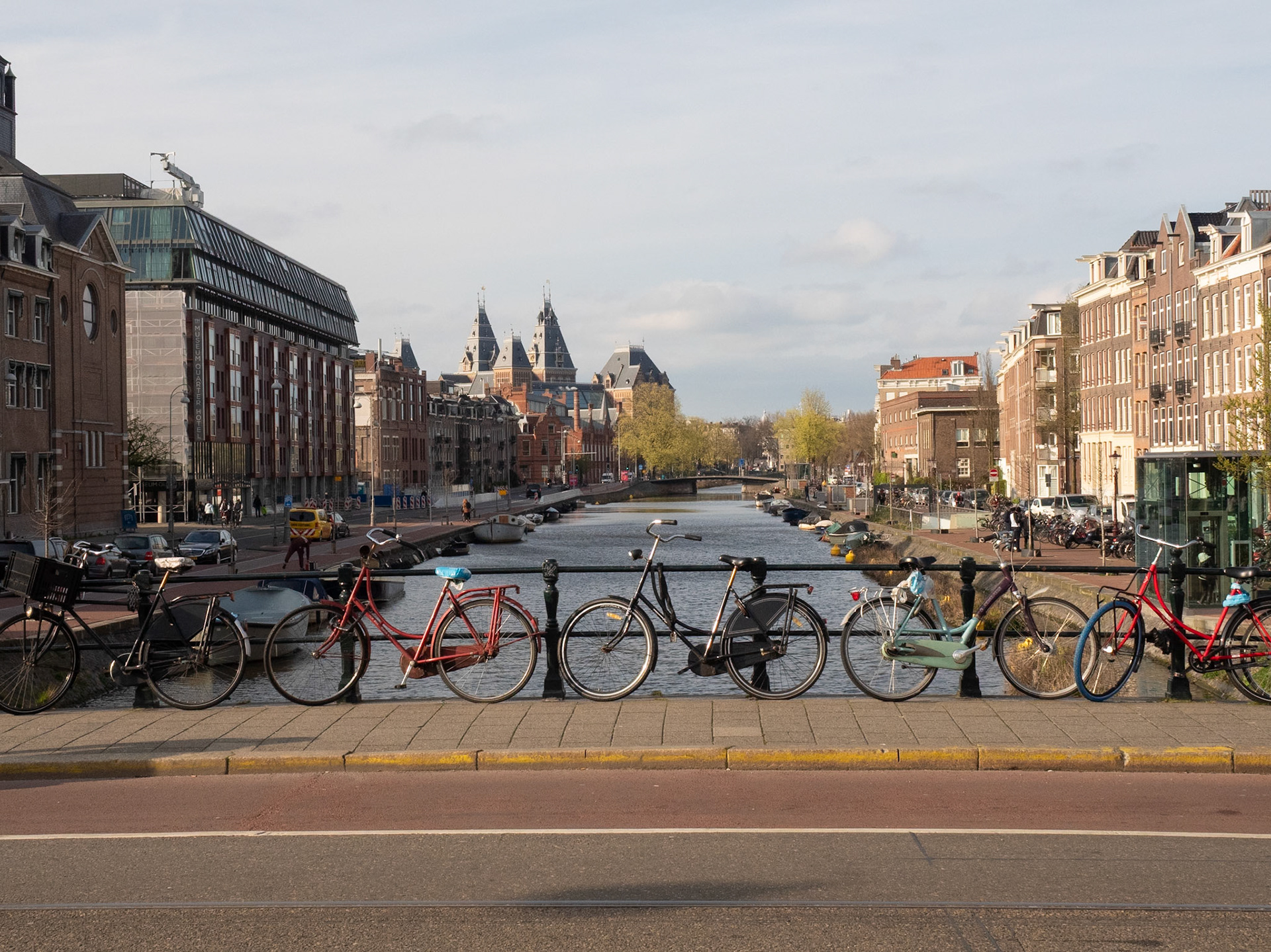 Bikes over Amsterdam Canals