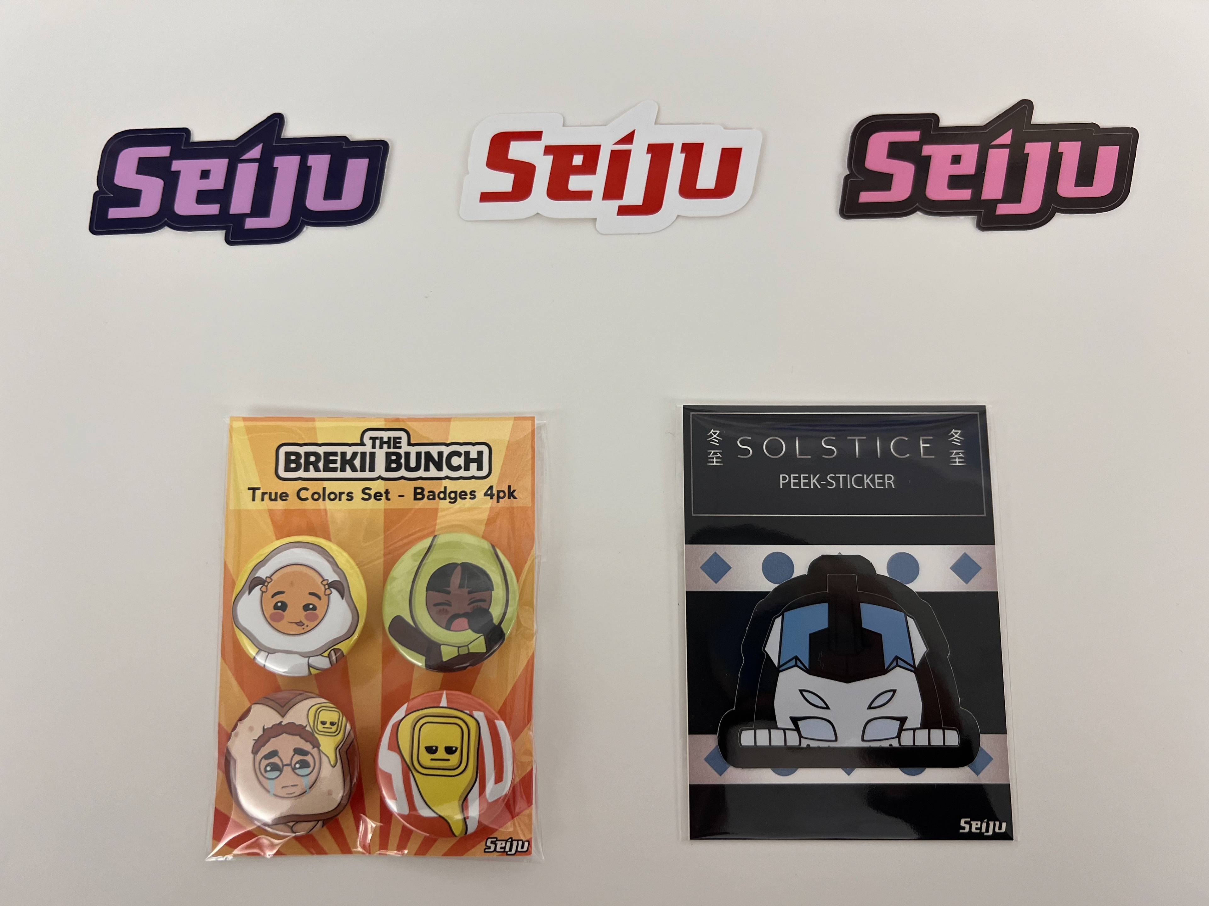 Seiju Stickers and Buttons