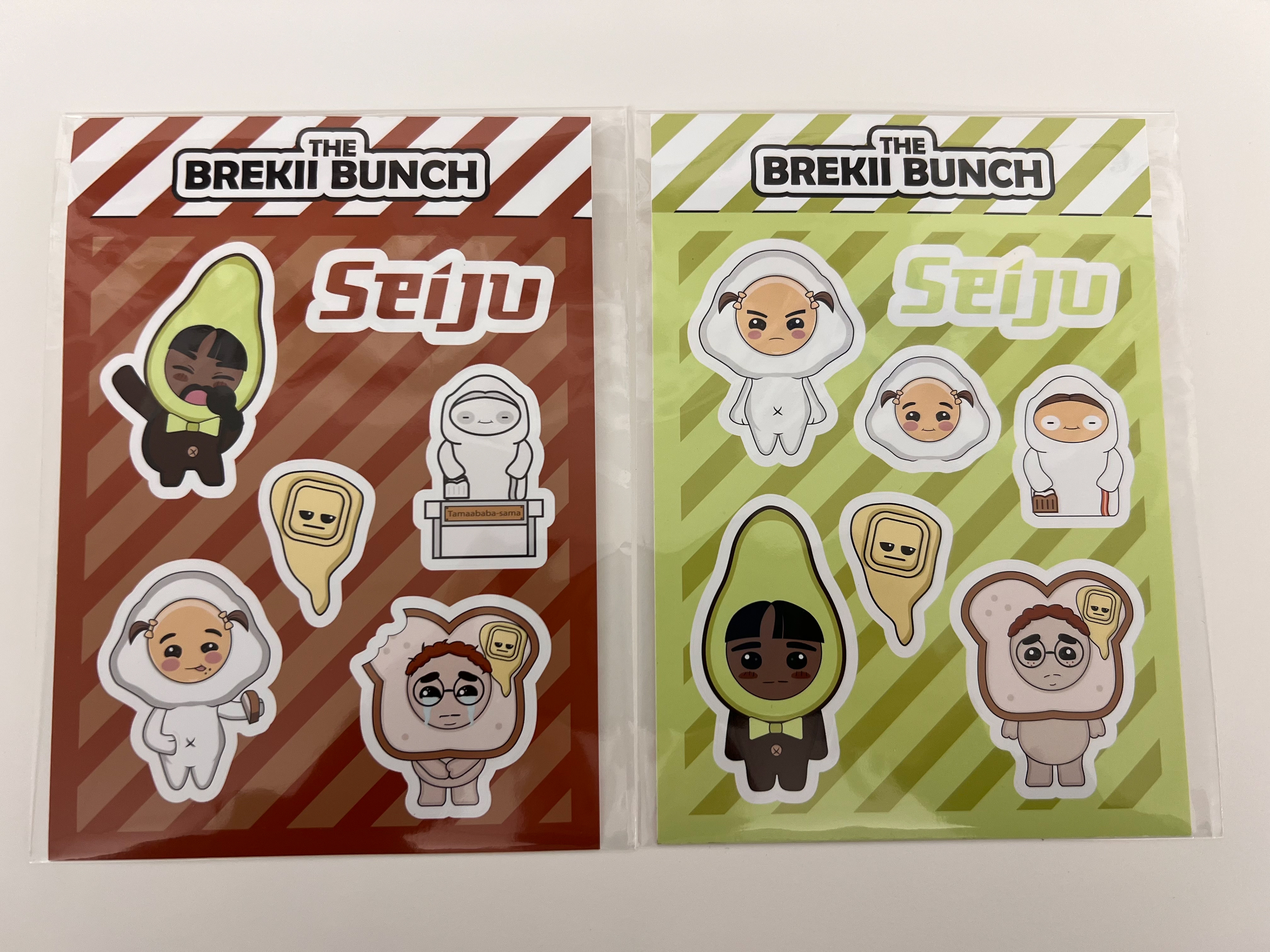Seiju: Brekki Bunch Sticker Sheets