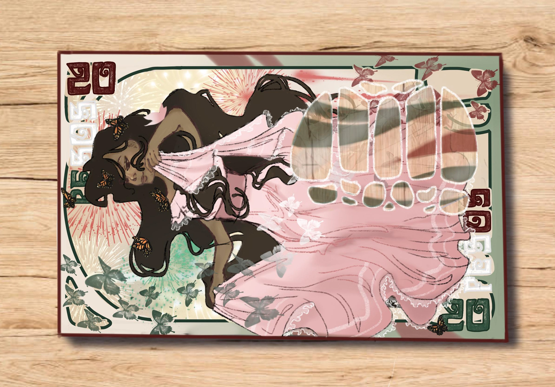 Designing 20 peso bill