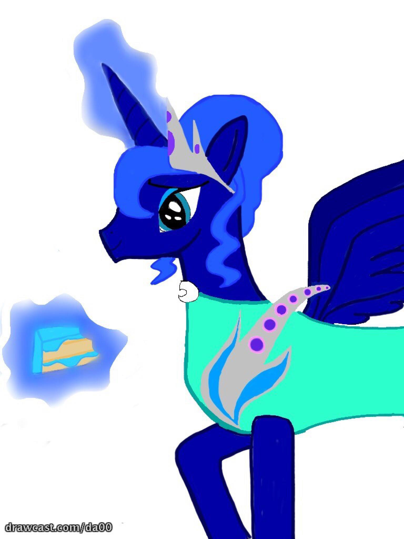 2014 First ever digital drawing (Luna from MLP)