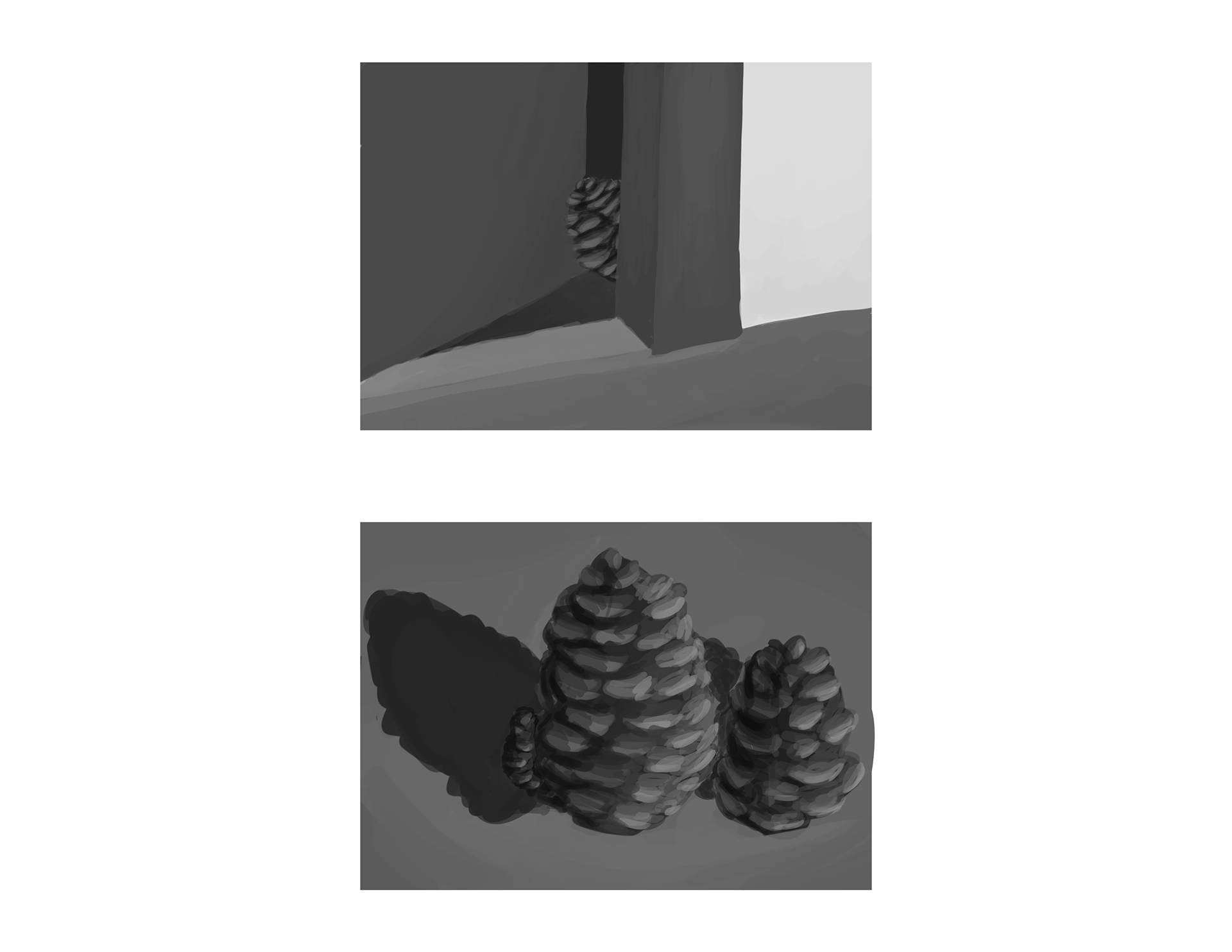 Initial thumbnails for "Shyness"