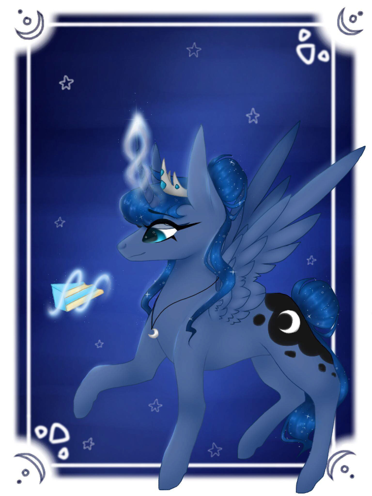2017 Redraw of first drawing (Luna from MLP)