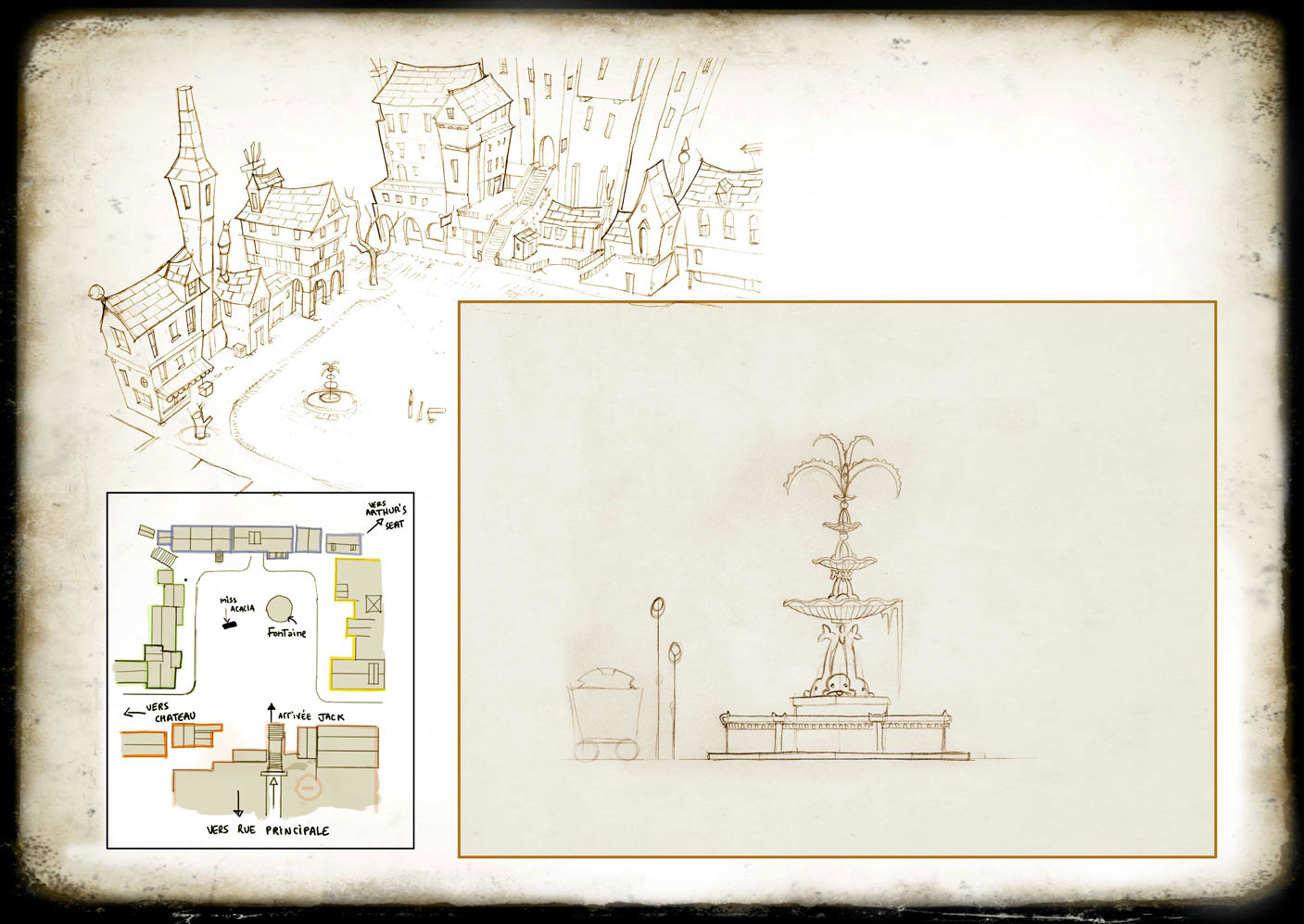 Maquette de la place Miss Acacia