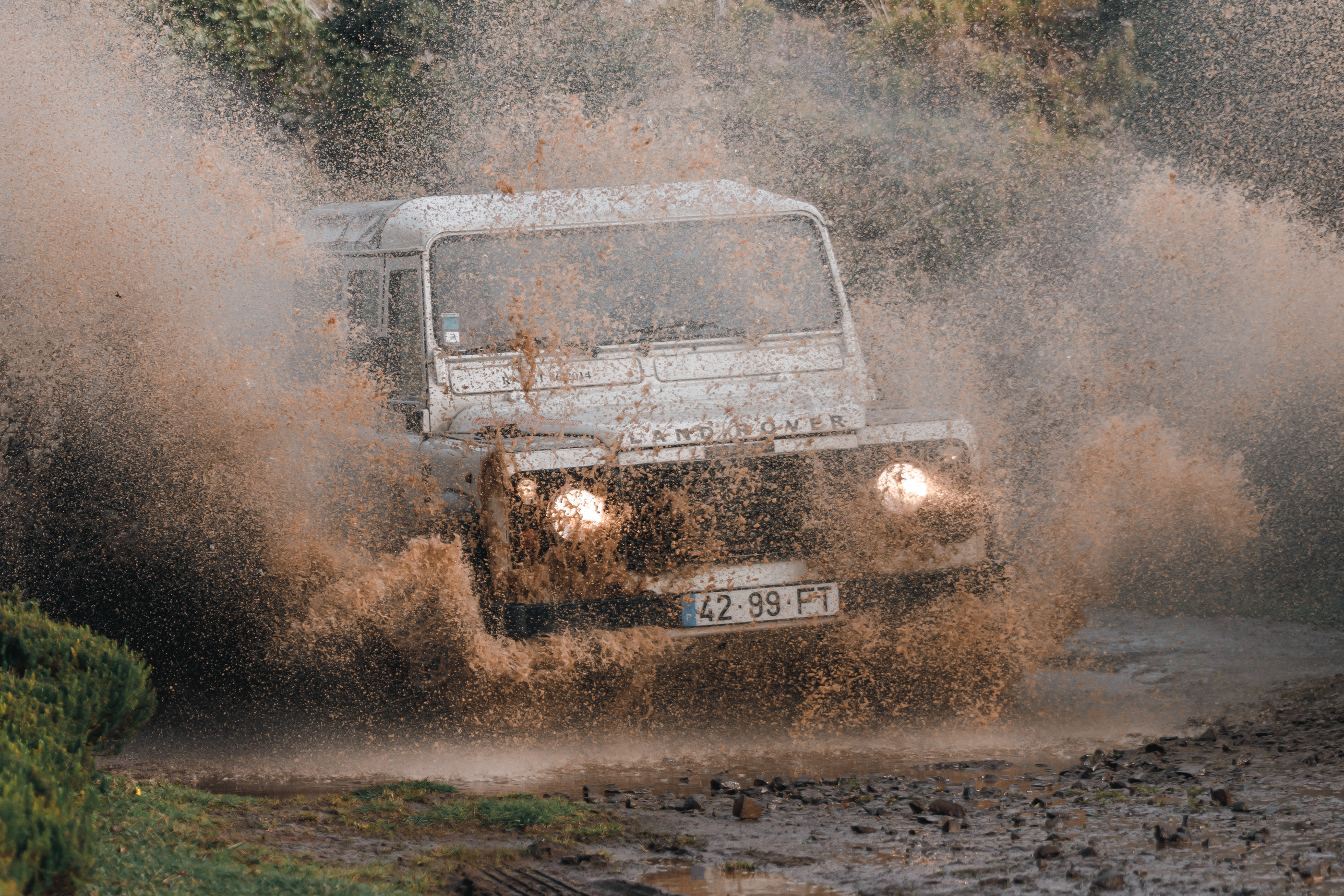 Madeira, Land Rover, mud
