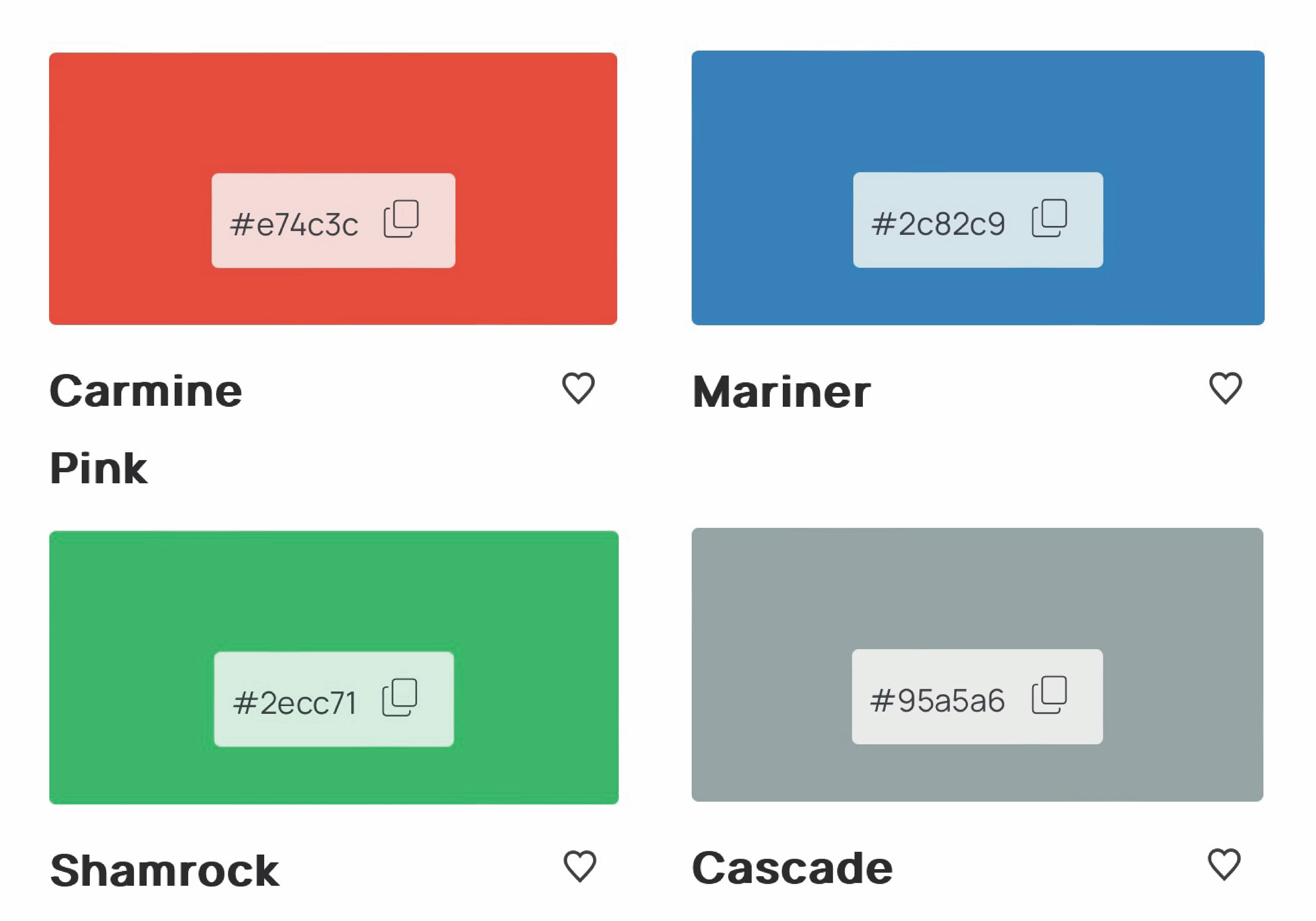 Color palette