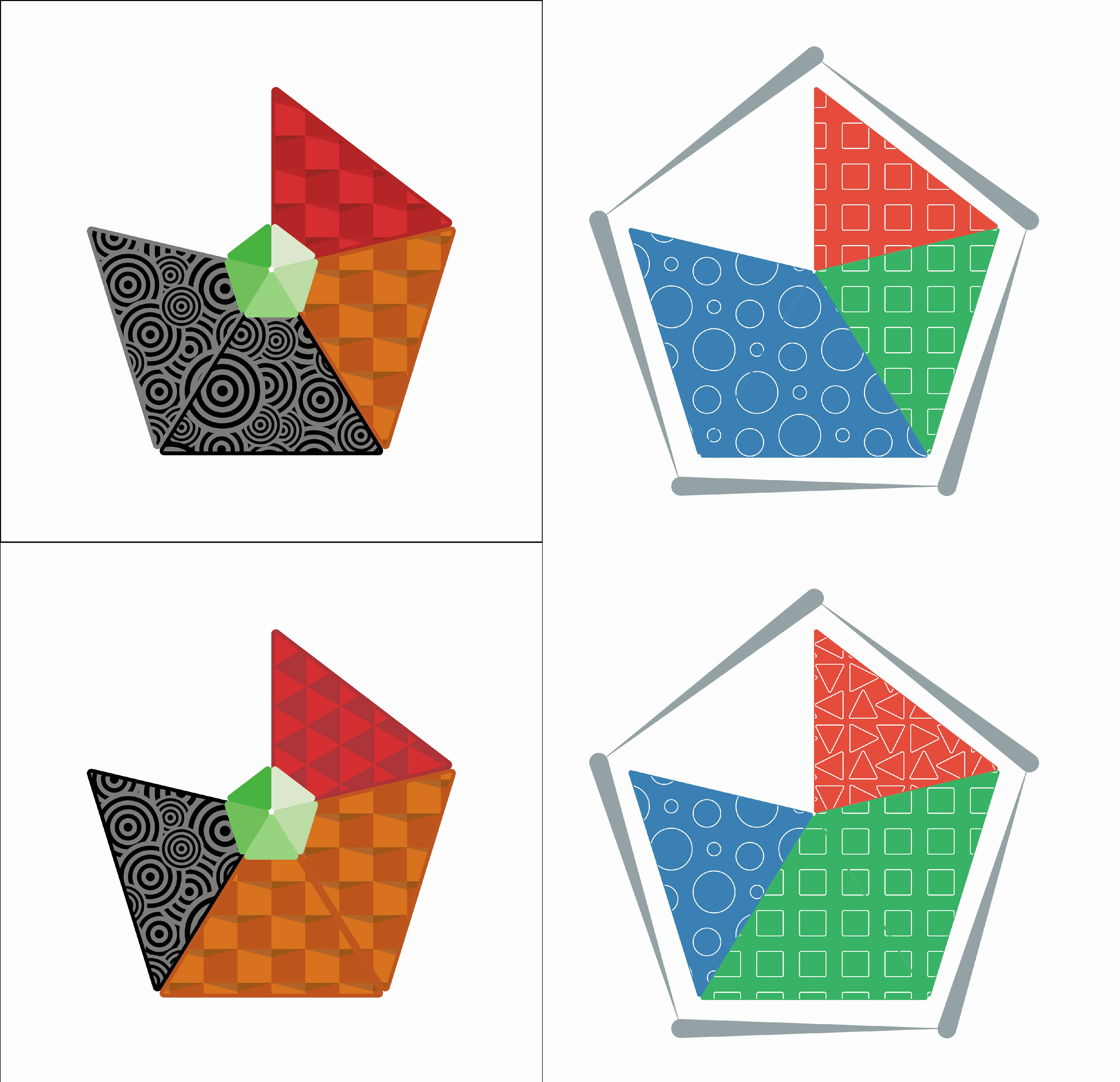 Pentagon iterations