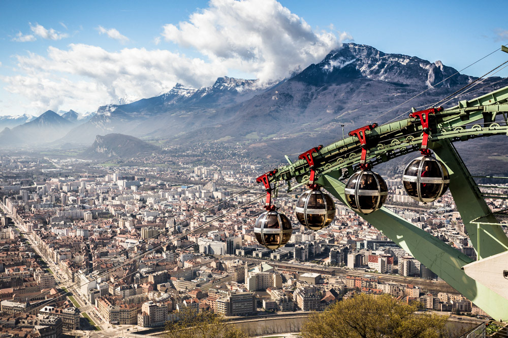 The lift poscard, Grenoble, France, 2015