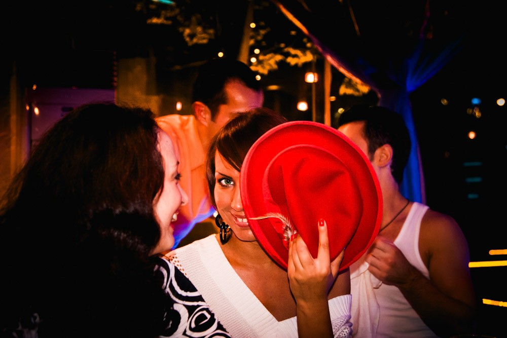 Red hat, Shanghai, China, 2008