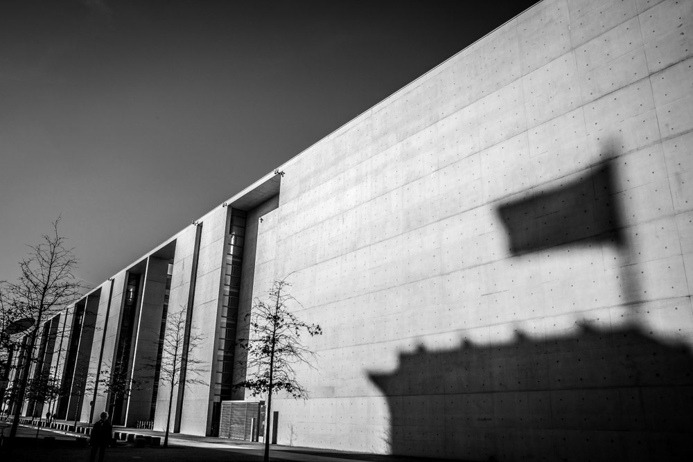 Reflection in black and white, , Berlin, Germany, 2014