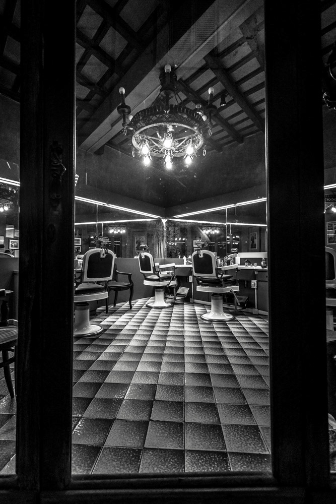 Barber shop, Rome, Italy, 2014