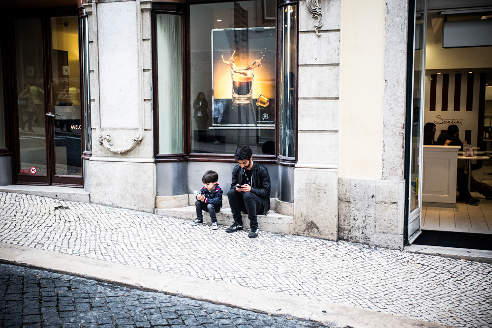 Two men, Lisbon, Portugal, 2014
