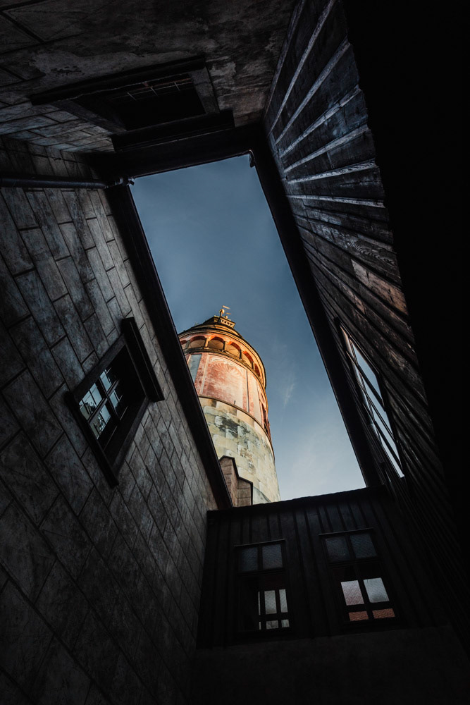 Krumlov tower, Cesky Krumlov, Czech Republic, 2015