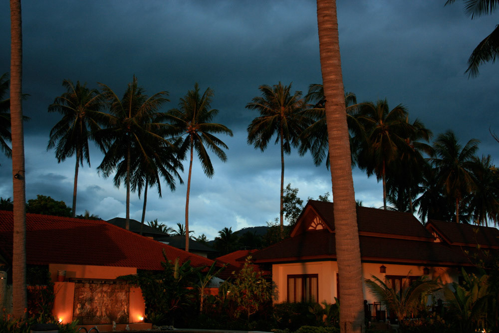 Storm on the island, Koh Samui, Thailand, 2007