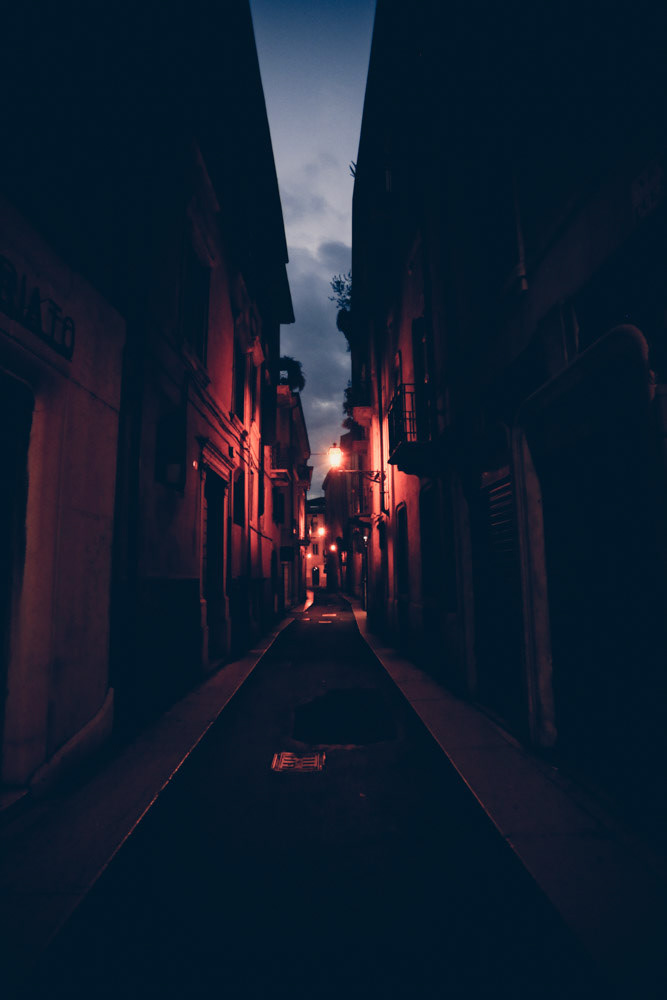 Down the alley, Verona, Italy, 2017