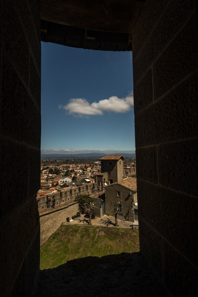 A view from the fortress, Carcassonne, France, 2015
