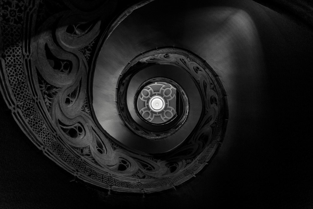 Winding up, Pamplona, Spain