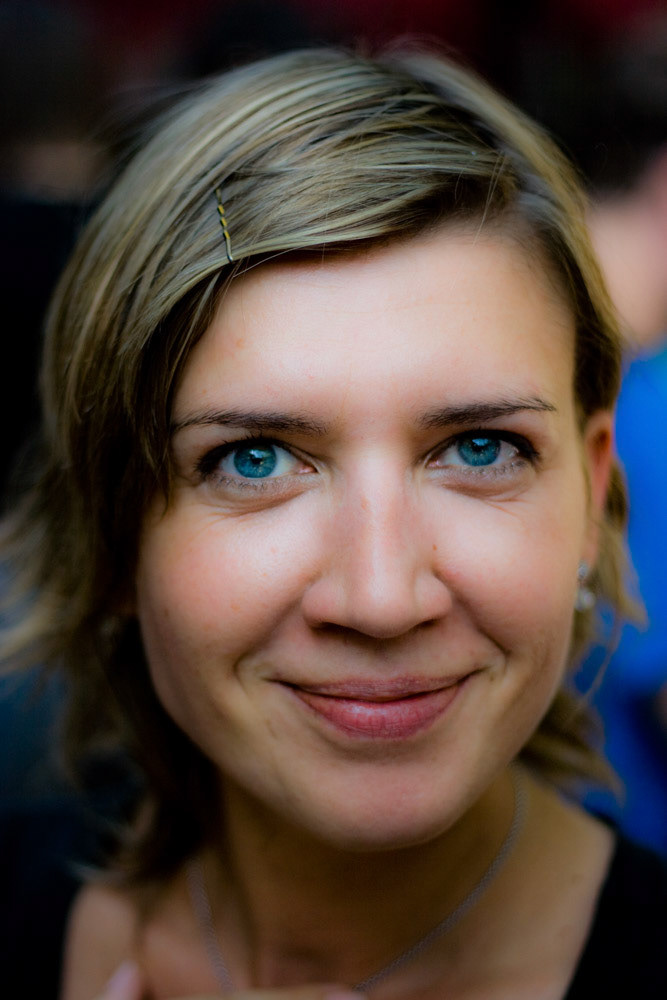 Blue eyes, Shanghai, China, 2008