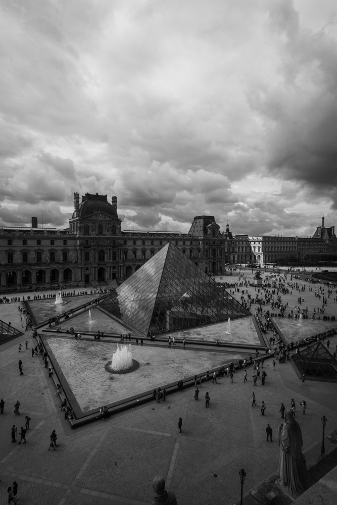 Pyramid of glass, Paris, France, 2014