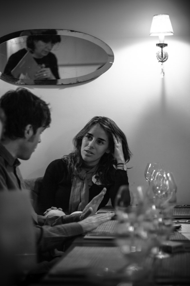A discussion, Madrid, Spain, 2009