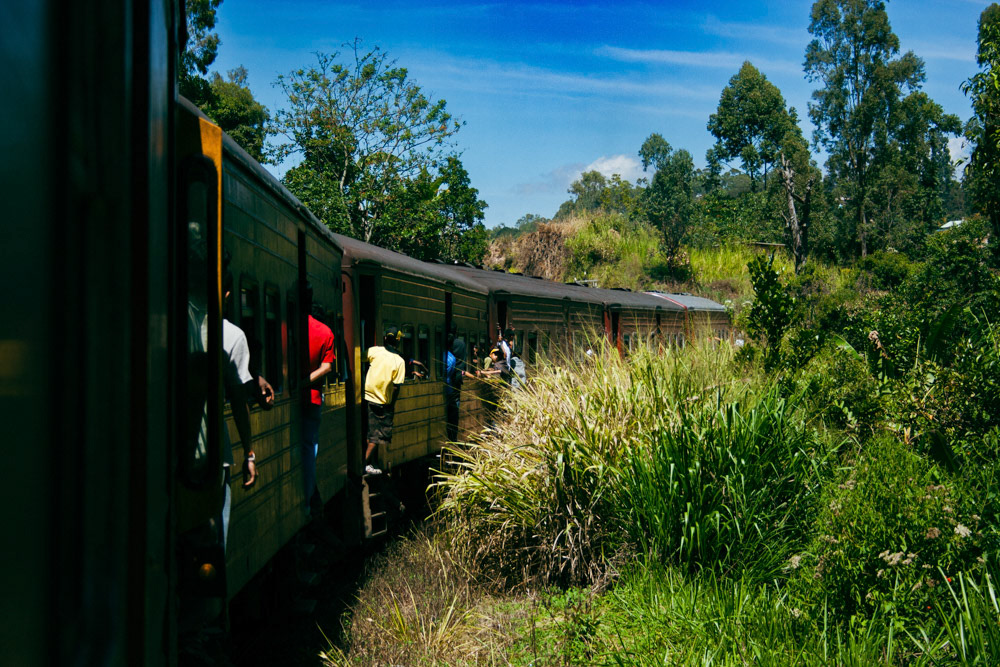 A train ride, Sri Lanka, 2008