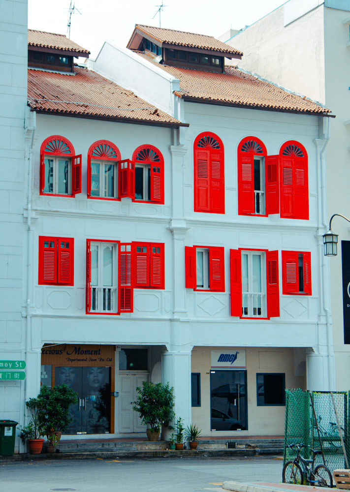 Red and white, Singapore, 2008