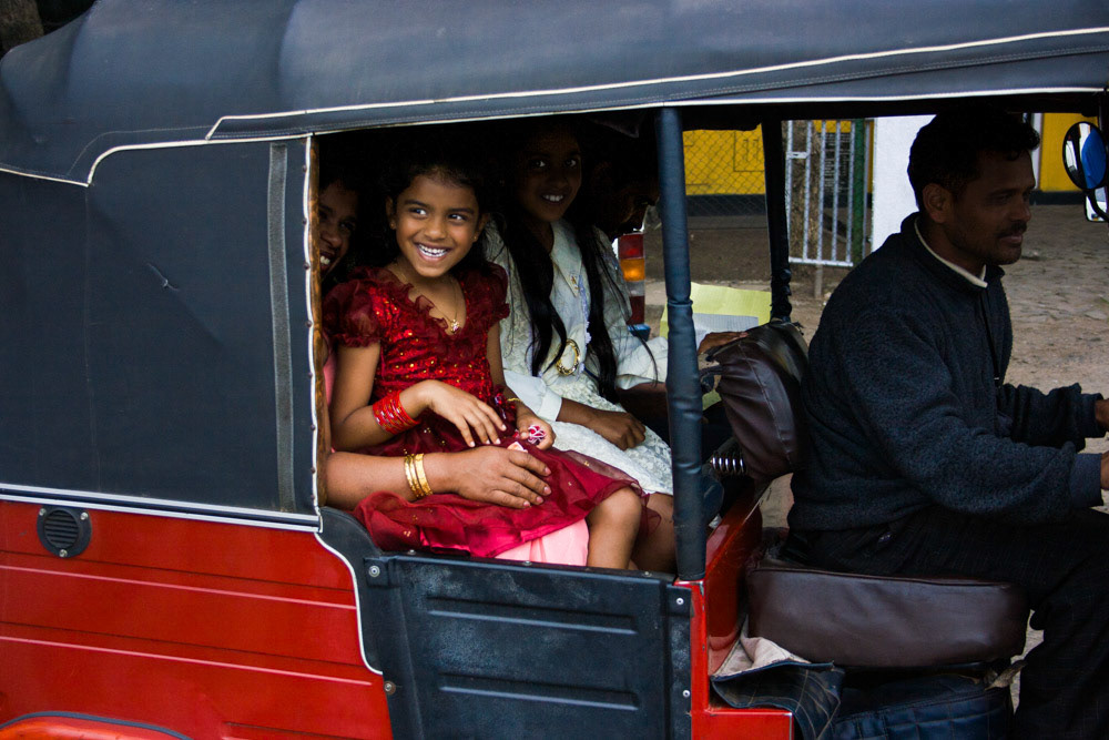 Tuk-tuk princess, Sri Lanka, 2008