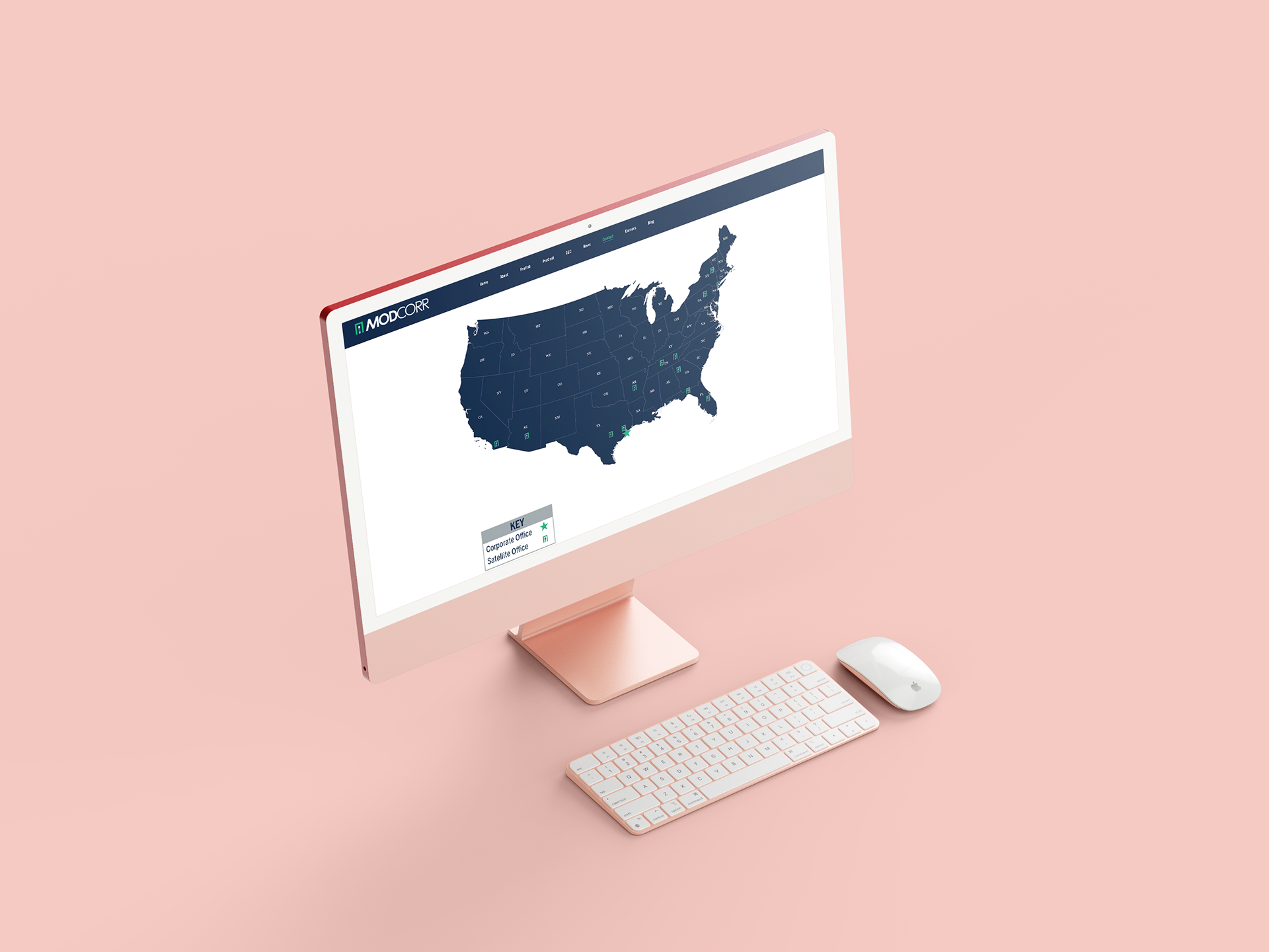 Website Design for ModCorr 