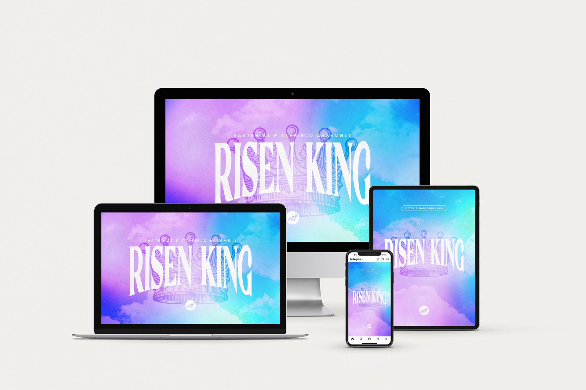 Pittsfield Assembly Easter Branding 2024