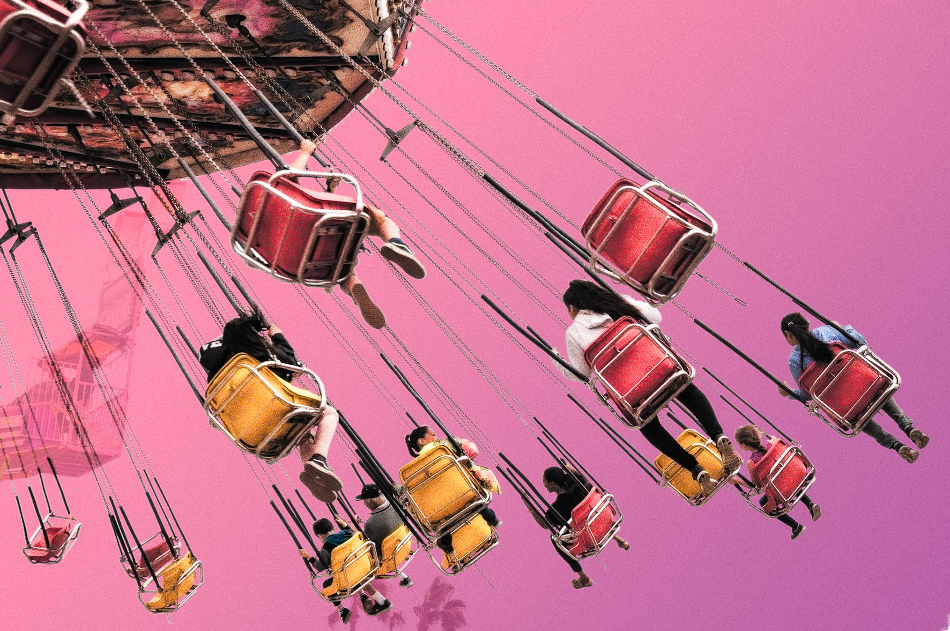 A more intense and interesting version of the grey skies of the San Diego County fair to highlight the frenetic energy of the event.