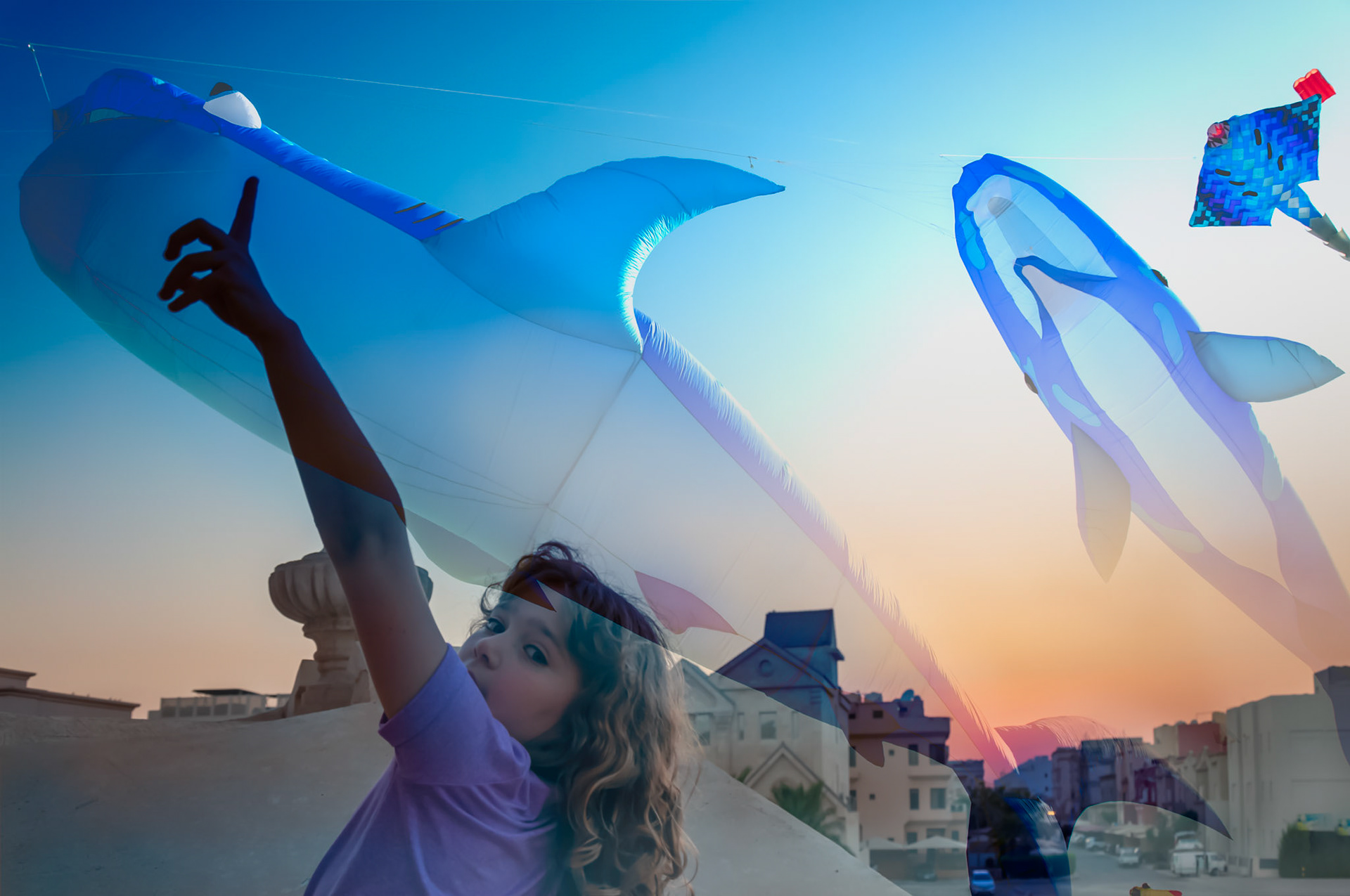 Fun no matter what the surroundings, playfully fantastical is how a child would see it.