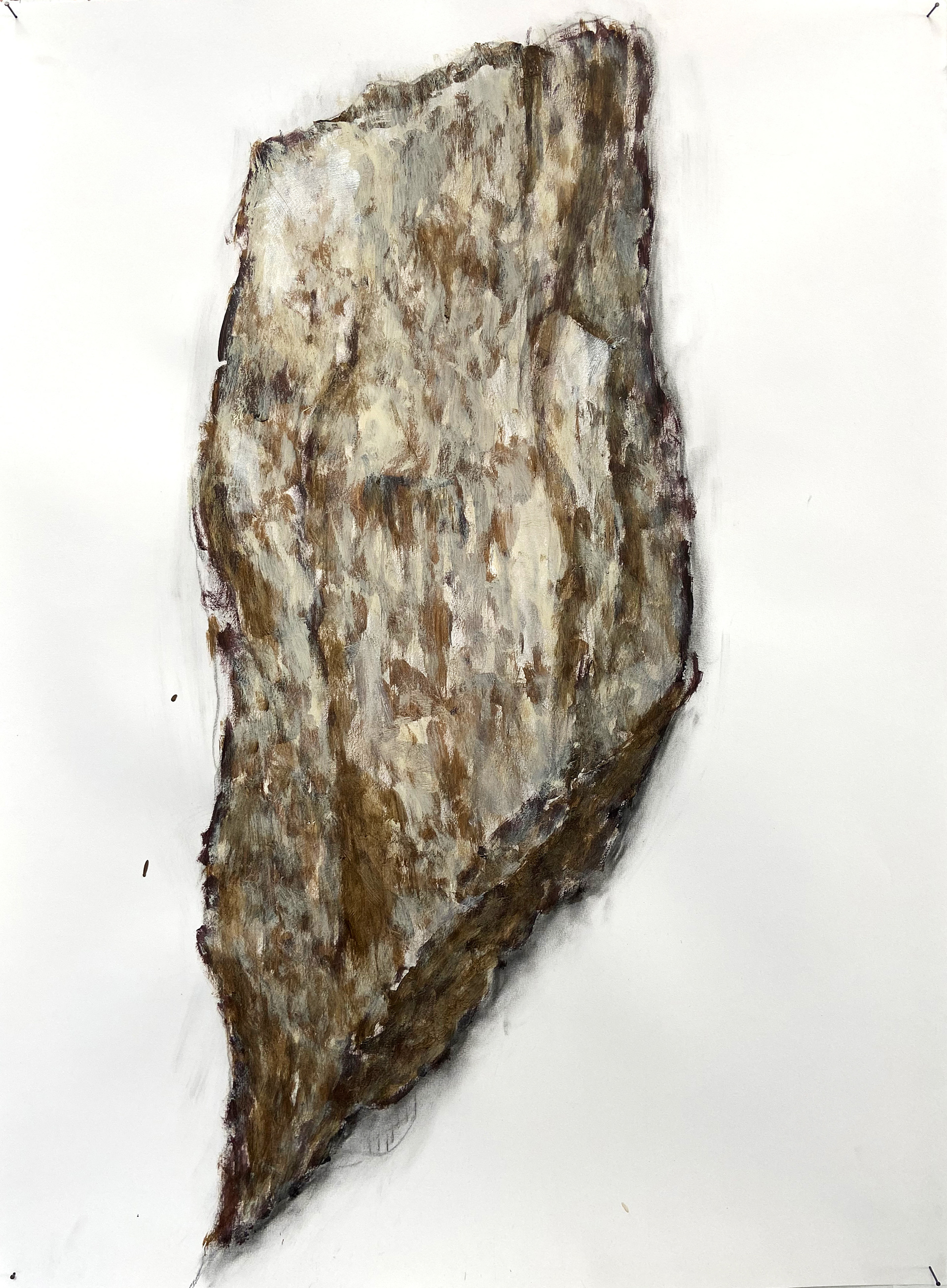 relato I, 2022  | acrílica e têmpera sobre papel  100 x 60 cm