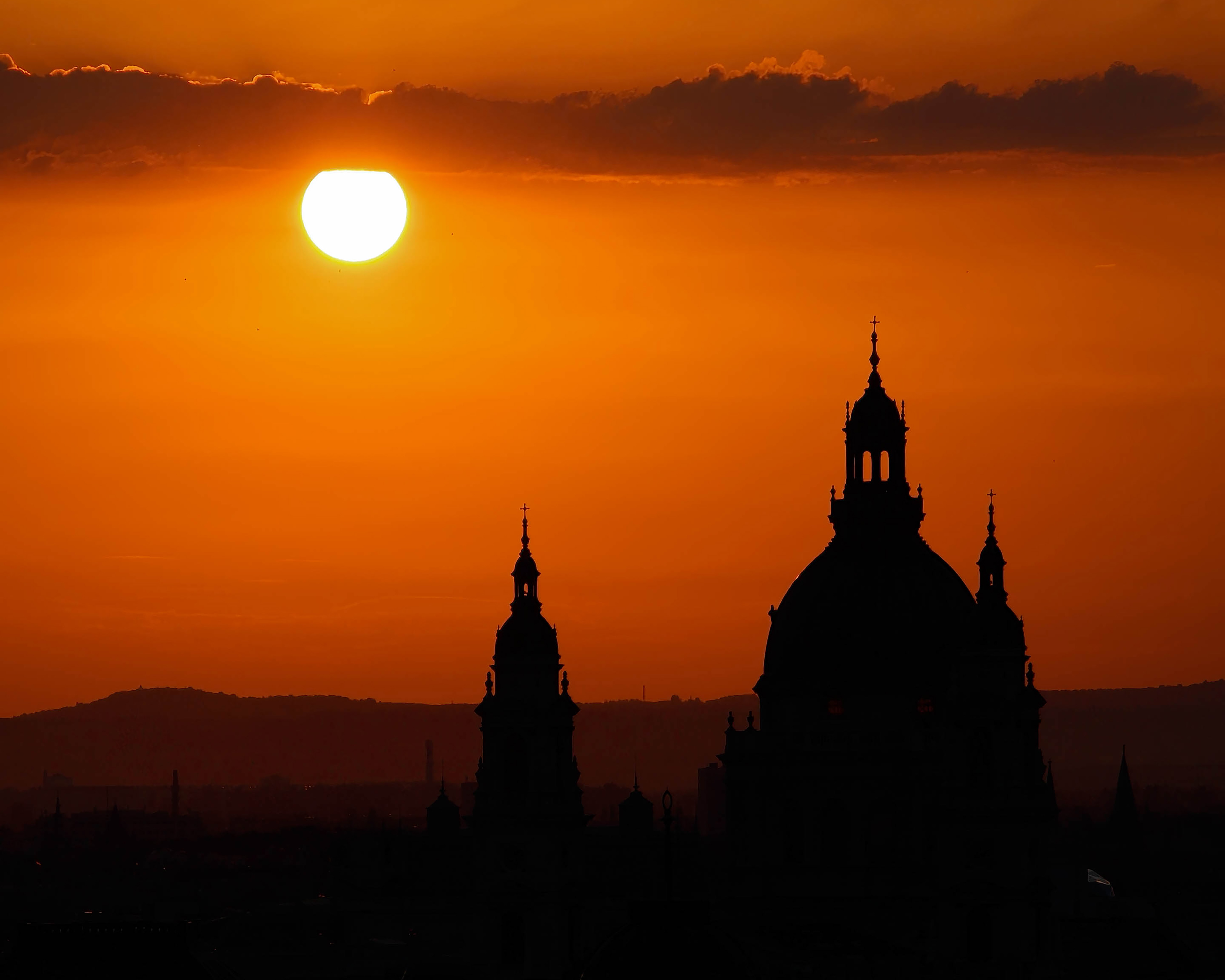 Sunrise over Budapest