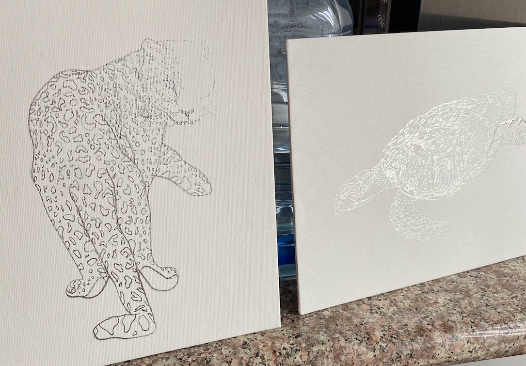 Static image: Same ink with 'changing' visual results