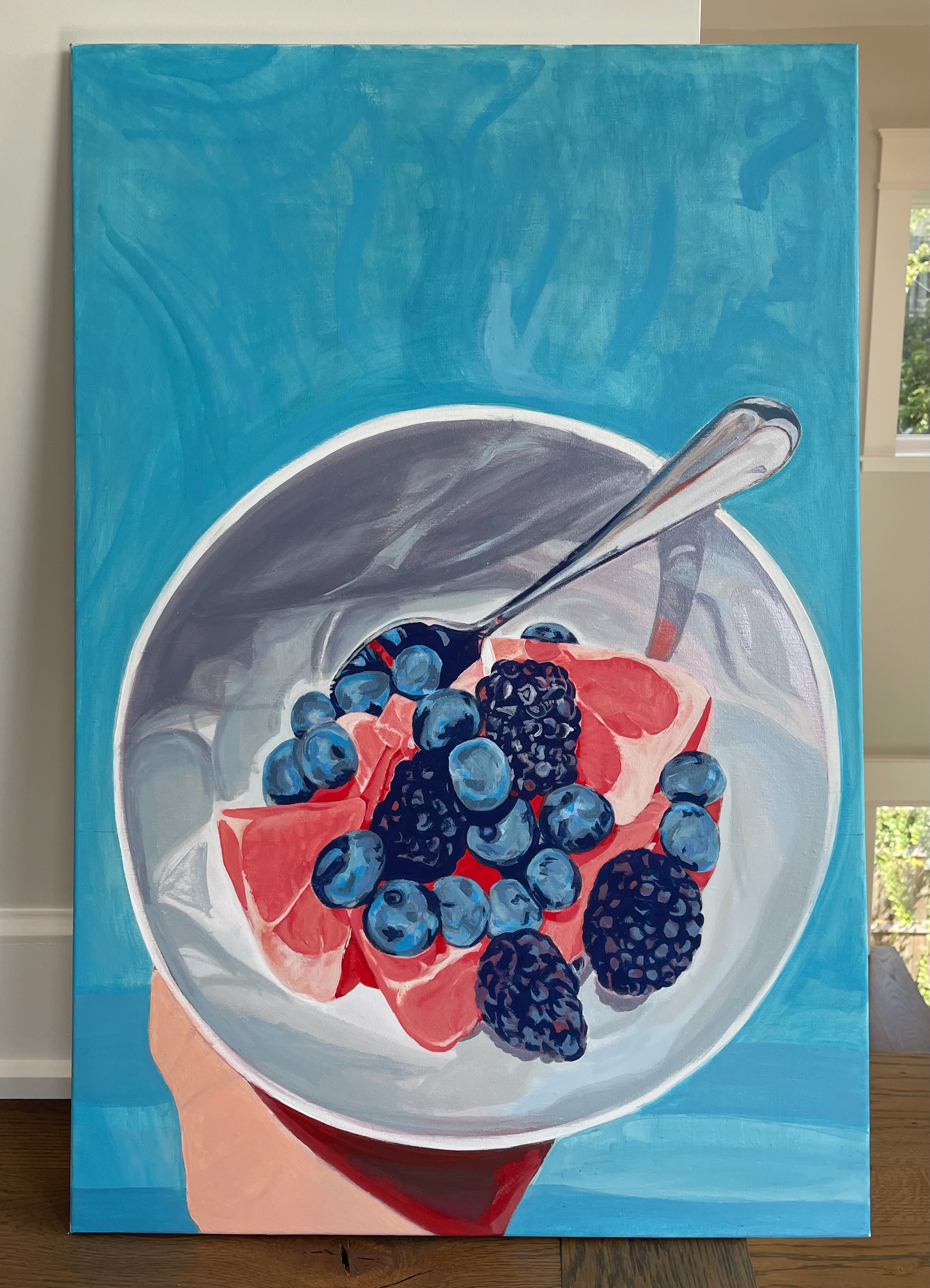 sense of background added, more detail in the light & shadows