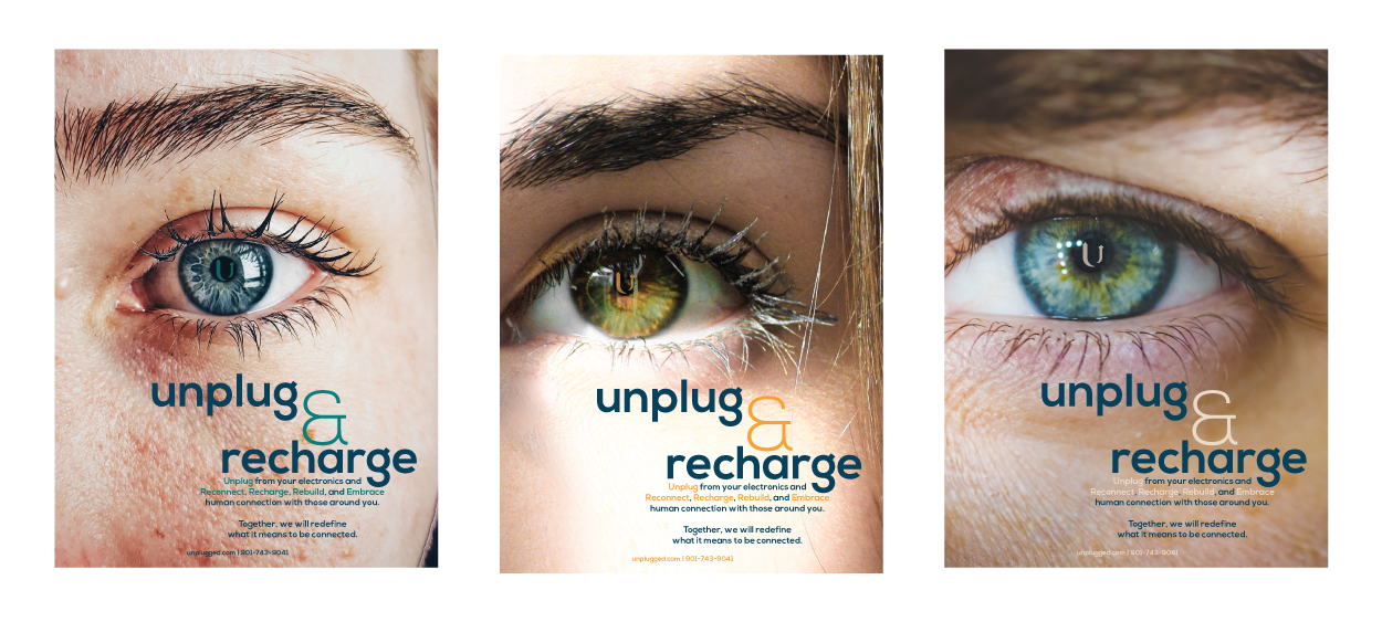 Magazine Ad series that puts emphasis on eye contact. A very important part of human connection that is deteriorating due to technology.