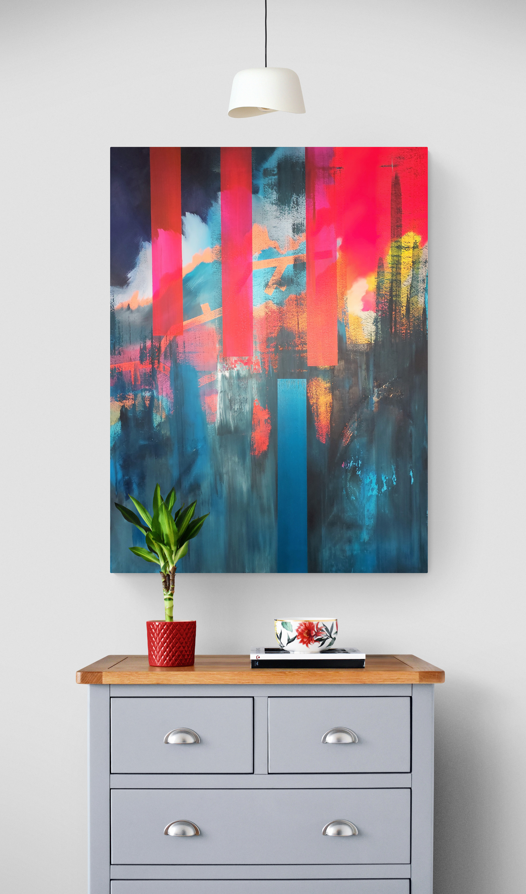 Ligne de couleurs N°16 97 * 130 cm