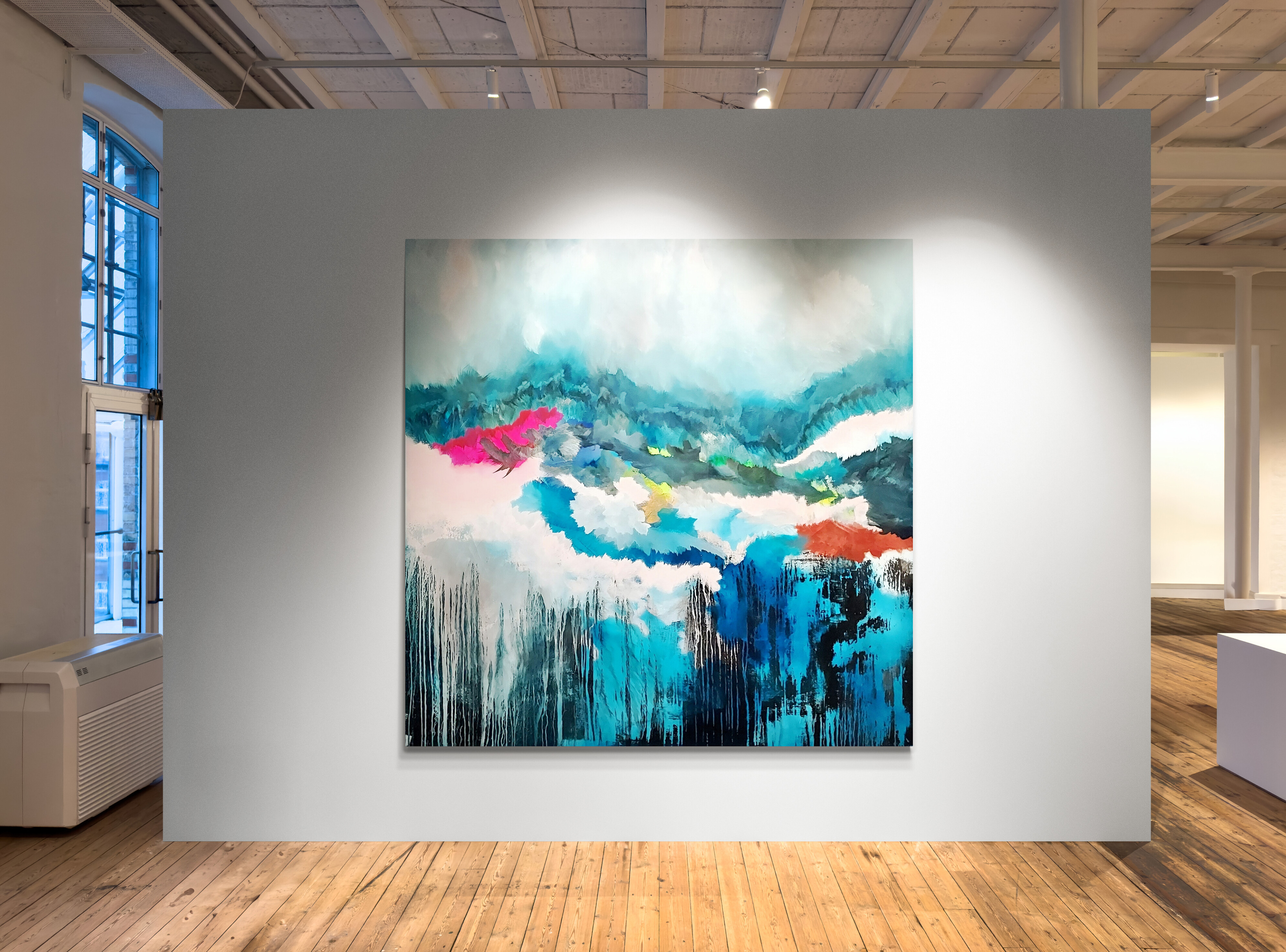 Feux de couleurs N°35 Format 180 * 180 cm
