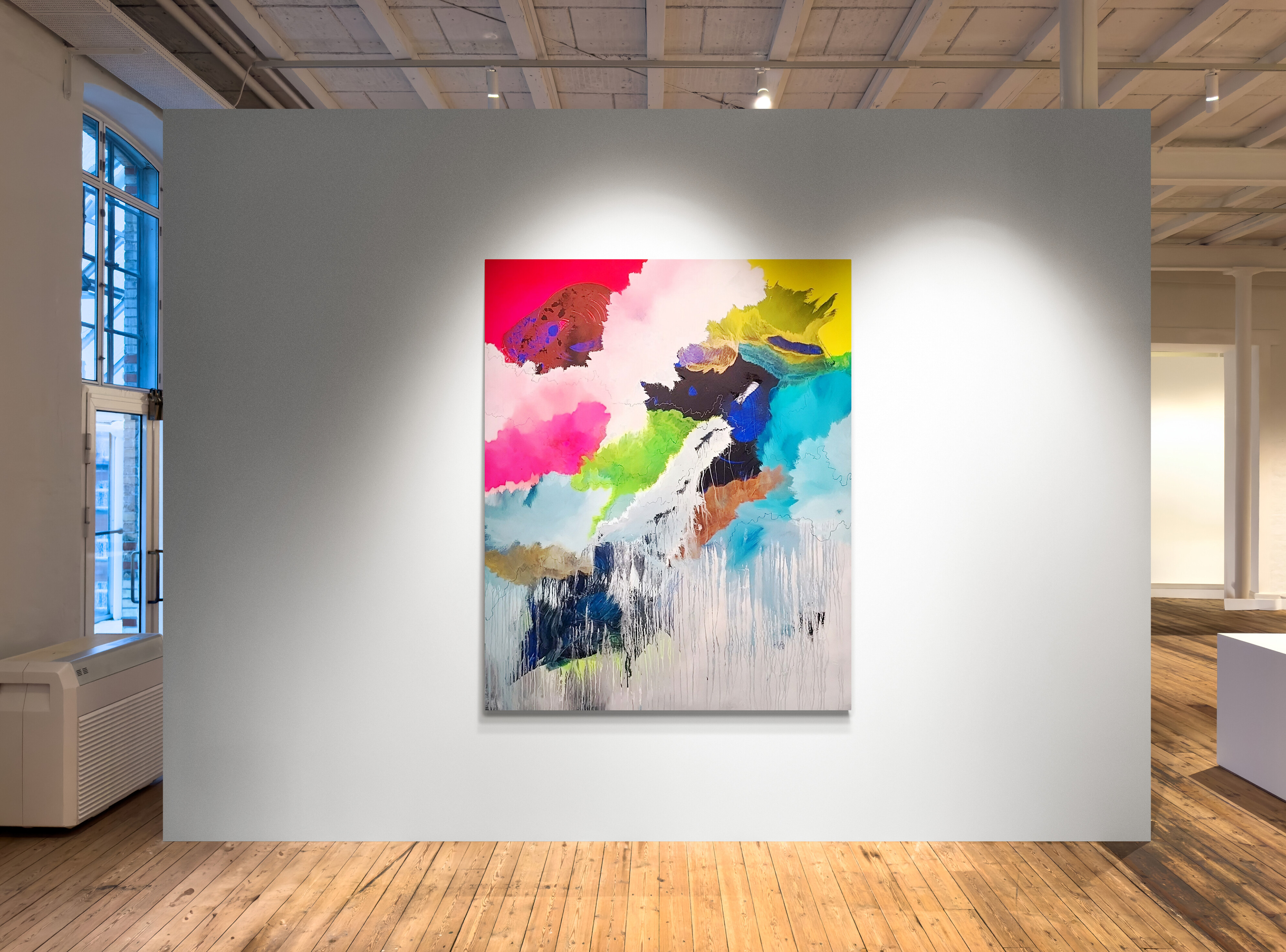 Feux de couleur N°31 FORMAT 130 * 160 cm