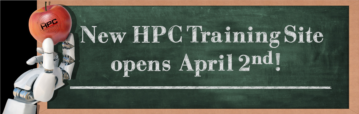 High-Performance Computing (HPC) training banner 1