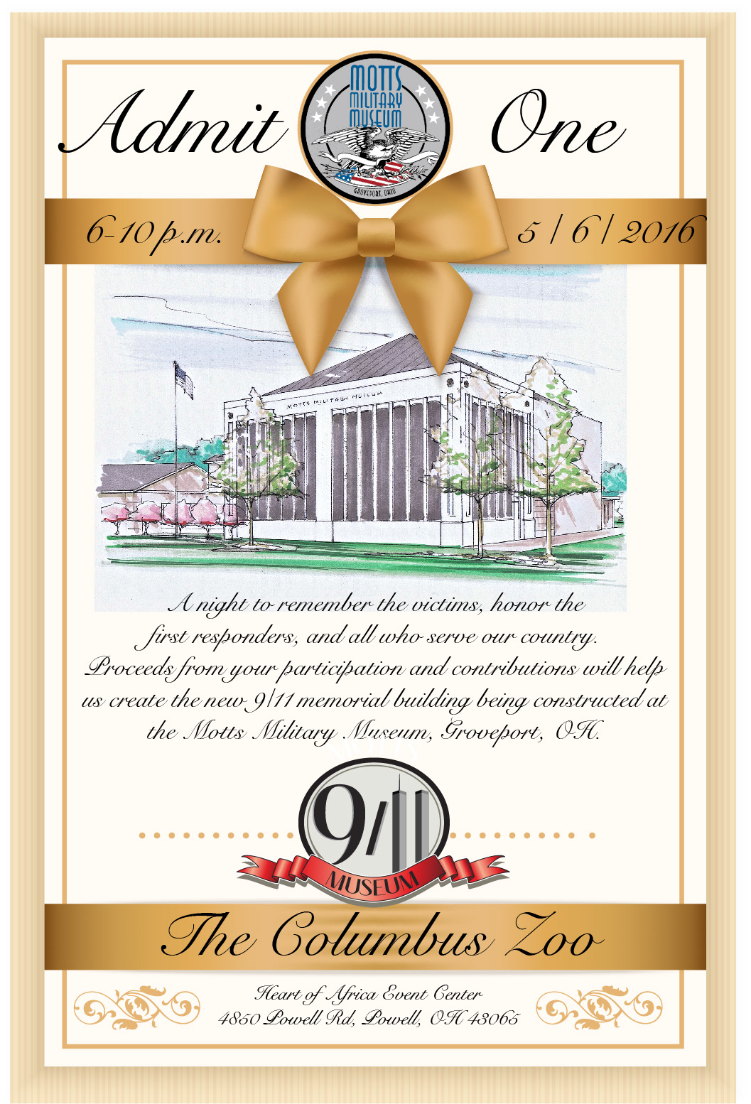 Motts 9/11 Golden Ticket