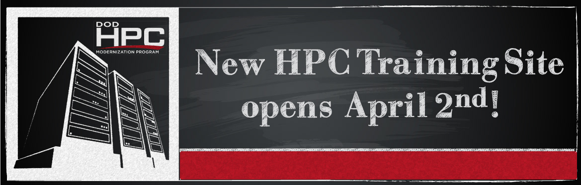 High-Performance Computing (HPC) training banner 2