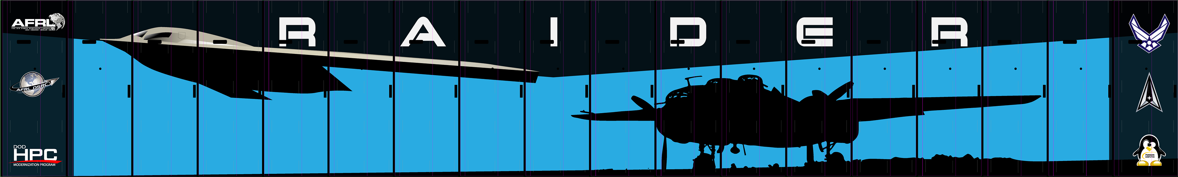 Raider Supercomputer mural