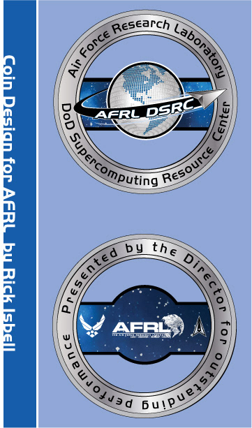 2023 AFRL DSRC coin design