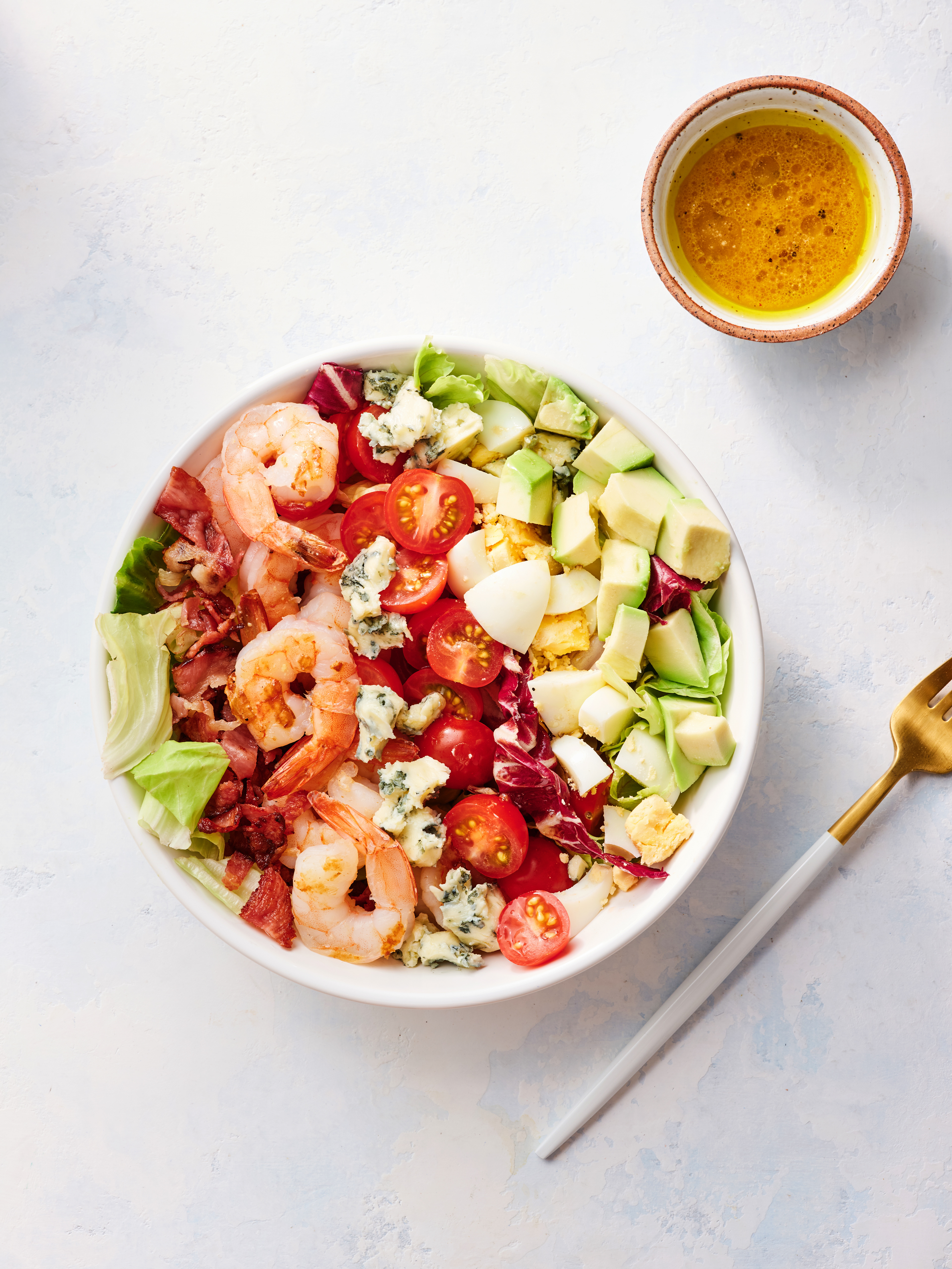 Cobb Salad with Shrimps