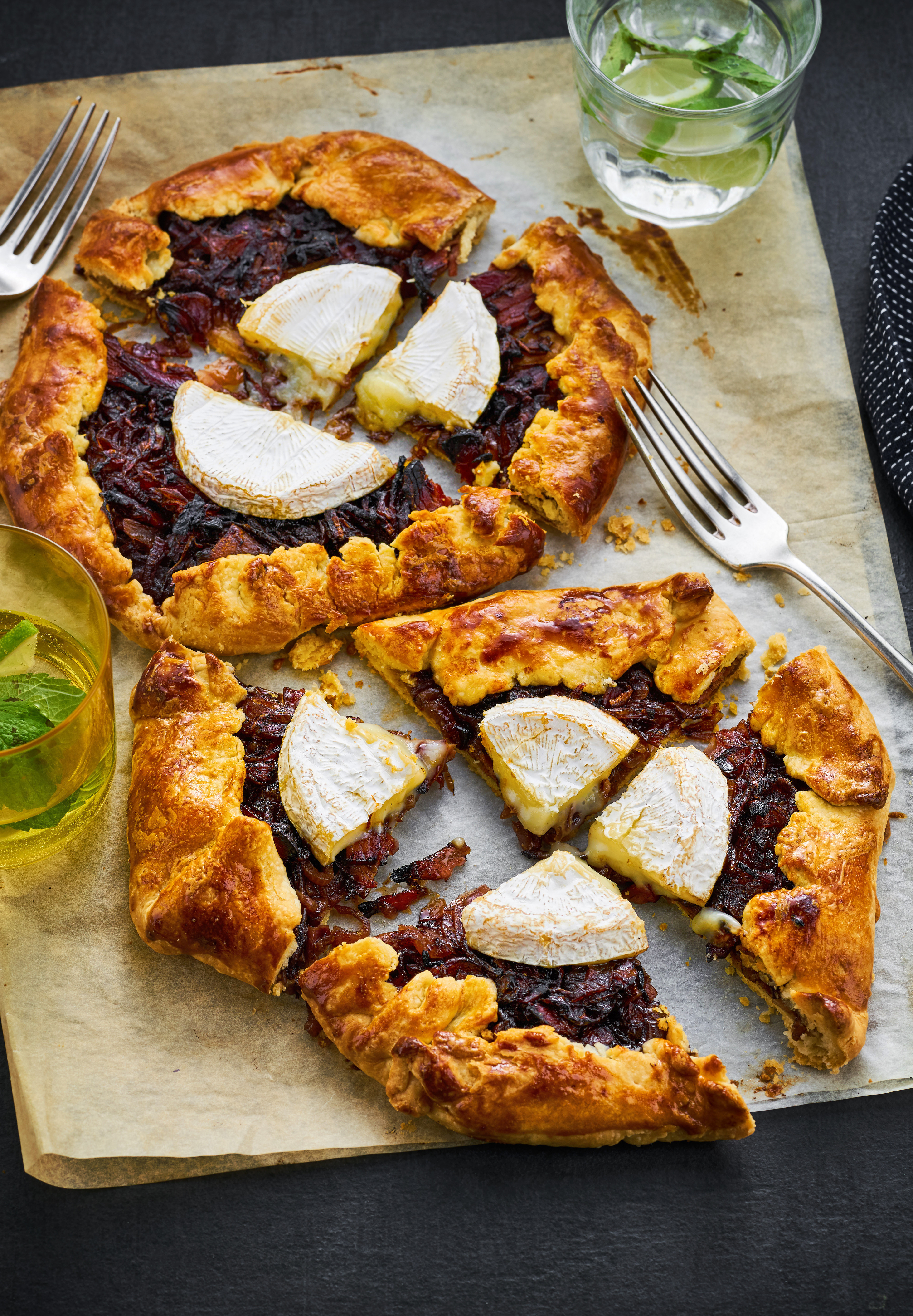 Caramelized Onion and Brie Galette