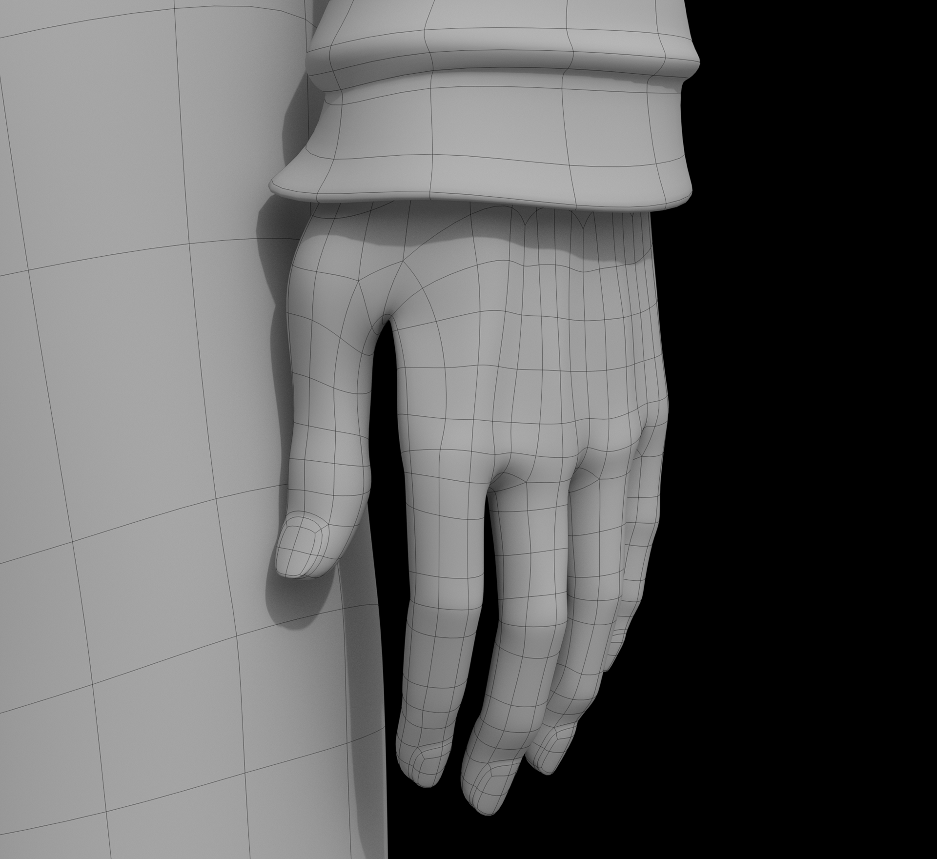 Hand Detail.