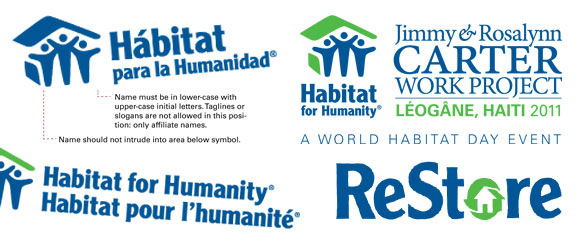 Words by Design - Habitat for Humanity global logo redesign